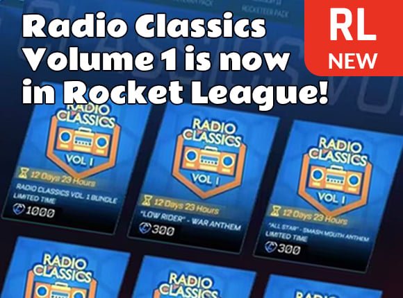Radio Classics Volume 1 is now in Rocket League!